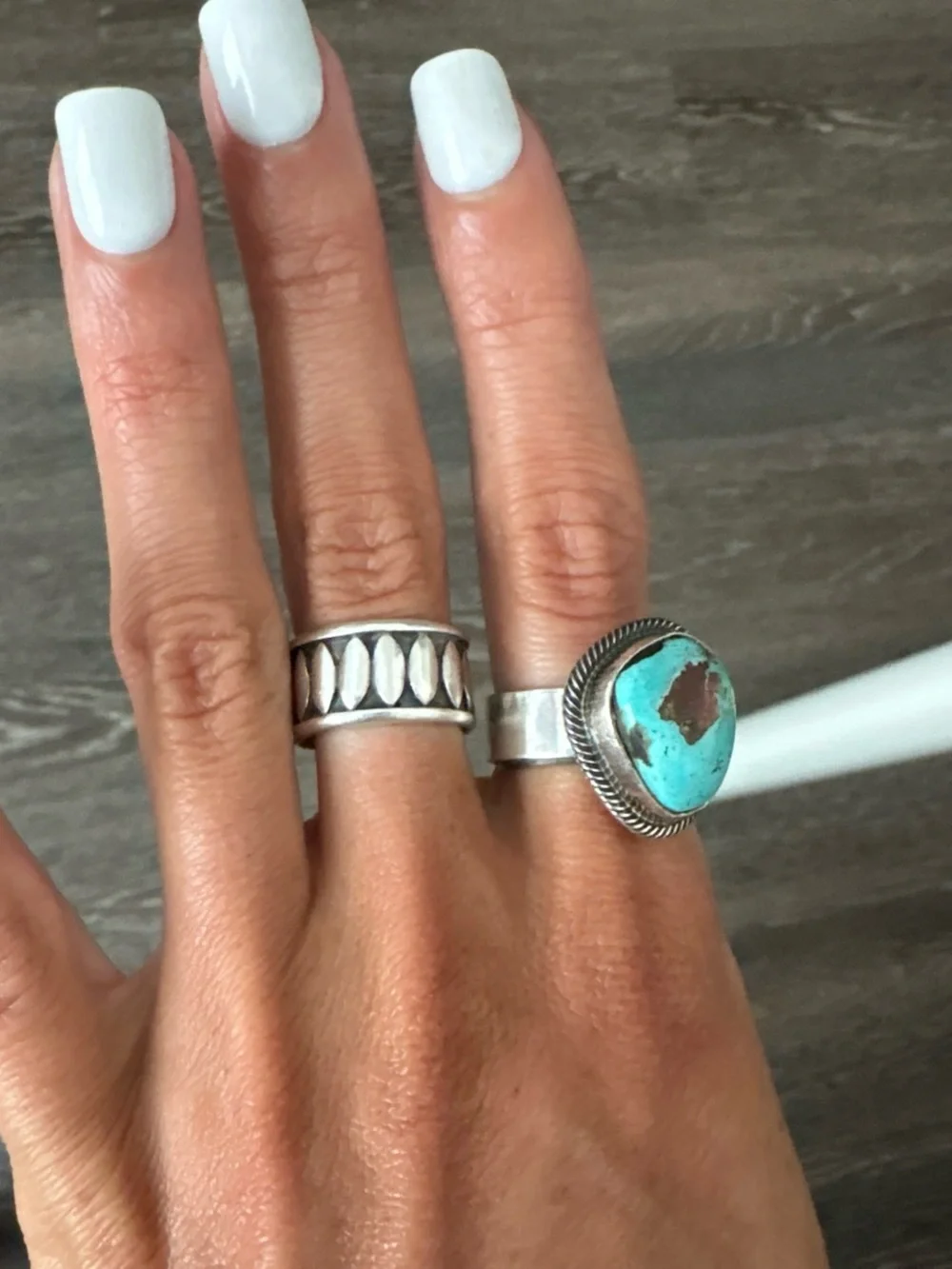 Native Made Adjustable Turquoise Ring